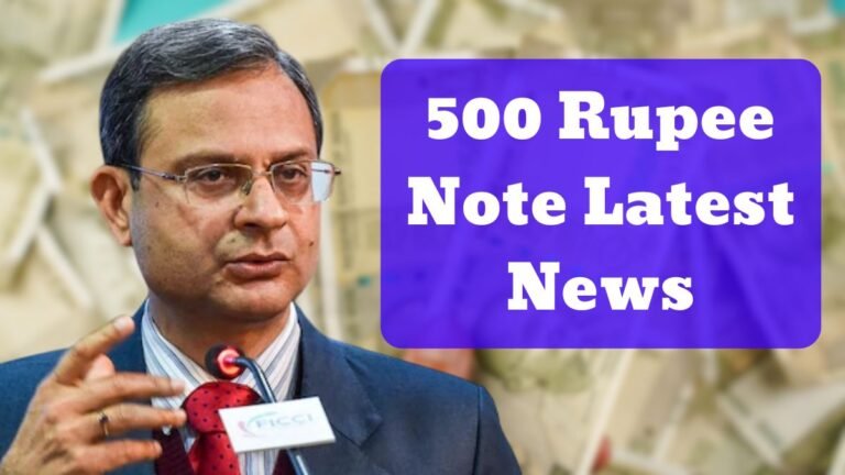 500 Rupee Note
