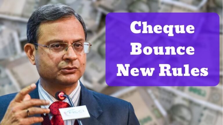 Cheque Bounce New Rules
